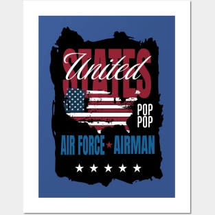 Air Force Airman Pop Pop Posters and Art